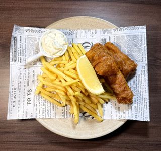 Fish & Chips cu aluat de bere