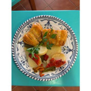 Salmón en salsa naranja