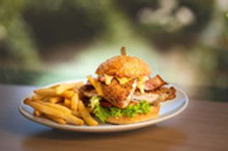 Classic Burger Double Chicken