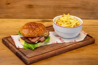 Hambúrguer Mística no Pão