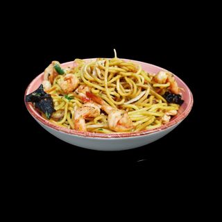 Massa com Camarão