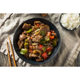 Stir Fried Goat Cubes