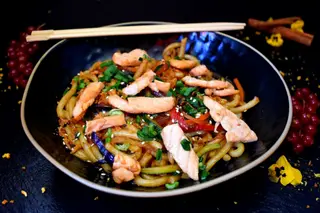 Wok Udon Somon Sos Stridii