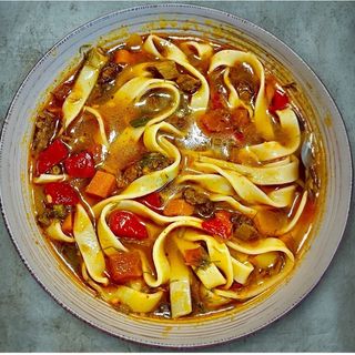 Узбекский лагман 