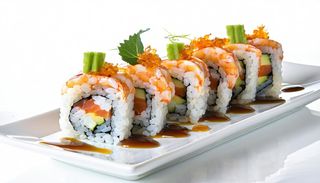 Uramaki fiore di zucca - 4 pezzi