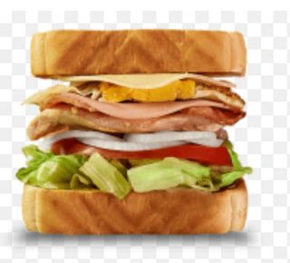 Sándwich Con Tomate Y Cinta De Lomo