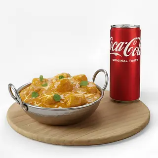 CHICKEN CURRY + Lattina Coca-Cola