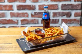 Crispy chicken + bere craft