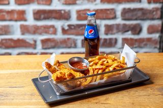 Crispy chicken + bere craft