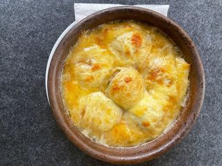 შემწვარი სოკო სულგუნით