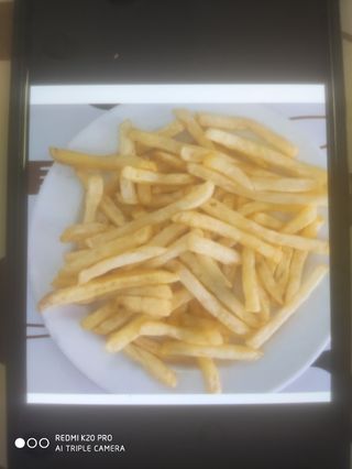Batata Frita Palitos Caseira