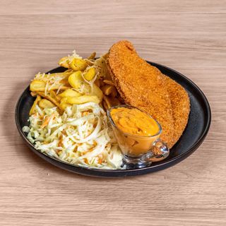 Meniu dublu șnițel pui