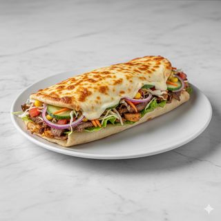 Rollo Kebab Al Horno Gratinado