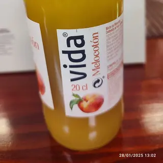 Zumo de melocotón 