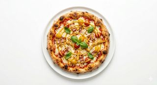 Pizza De Pollo Con Bacon Y Miel Con Mostaza (33 Cm.)
