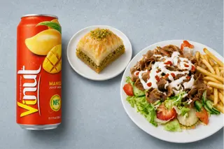 Zarin Danie Na Talerzu  + Napój Mango 330 ml + Baklava