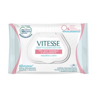 Toallitas Desmaquillantes Dermosensitive Vitesse 25 Unidades