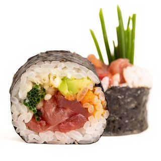 Futomaki atún spicy tempura (8 uds.)