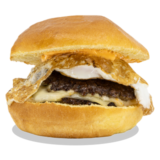 Mbappé (Salsa Cheddar,Beicon,Mahonesa Trufada, Queso Cheddar, Huevo Frito)