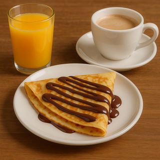 Crep + café + zumo