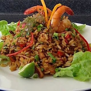 Arroz Chaufa Con Mariscos