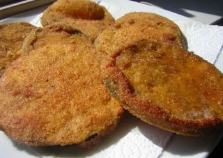 Melanzane panate una porzione circa 150/200 g 