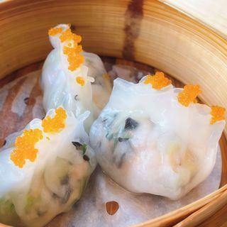 Xiajiao Cantonés De Gambas Con Tobiko (3 Pza.)