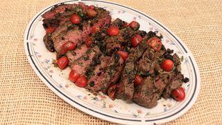 Steak provençal ou aux champignons
