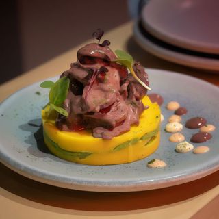 Causa de Pulpo al Olivo