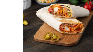 Rollo Kebab Tortilla samo mięso - Duży