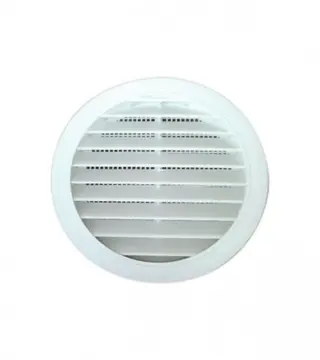 (017638) Rozetna za ventilaciju 120-125mm PVC bijela 3946-008