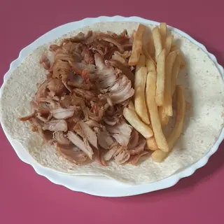 Piadina kebab patatine