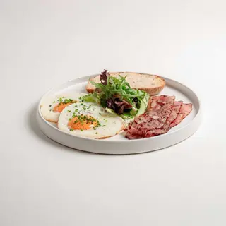 Fried Eggs With Bacon