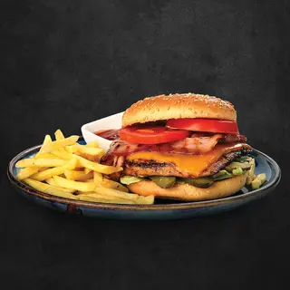 Burger cu carne de pui