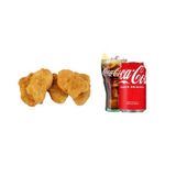 Nuggets de pollo (7 uds.) con patatas y bebida