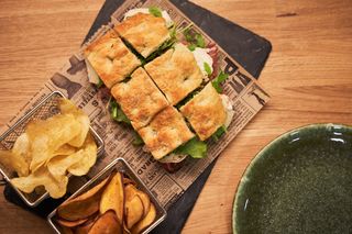Focaccia Presunto e Queijo Chèvre