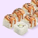 Ролл "Запечённый с креветкой и угрём"