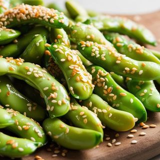 Edamame Al Aceite De Sésamo Vegano Y Vegetariano