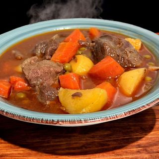 Estofado de ternera a la jardinera