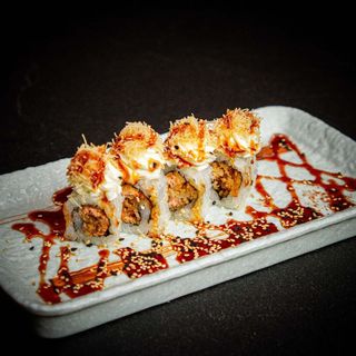 URAMAKI SALMONE FRITTO KATAIFI - 8pezzi