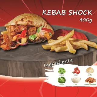 Kebab cu carne de vită +curcan 