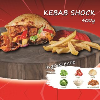 Kebab cu carne de vită +curcan 