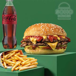 Menú Double Cheese Burger