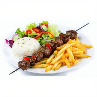Pincho kebab de ternera halal