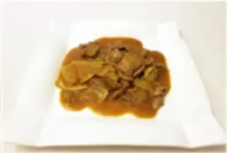 Manzo in salsa al curry