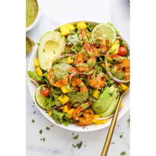 Seafood Salad With Chips Or Naan Bread