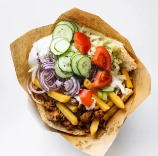 Kebab BUŁKA Frytkami