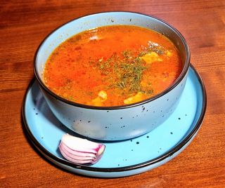 Ciorba de fasole cu afumatura