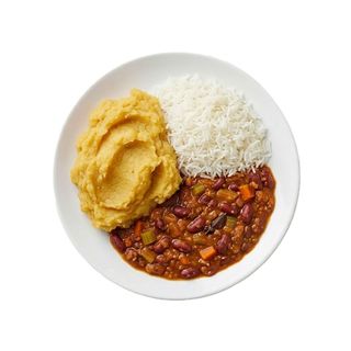 Matooke, Rice & Beans