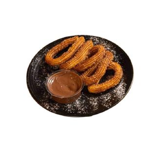 Churros serviti con Nutella